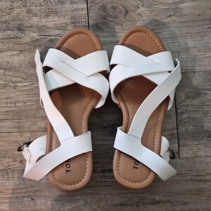 Torid White Strappy Sandals